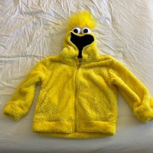Big bird toddler zip up jacket